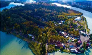Вид на парк сверху