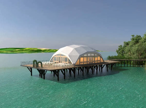 Зона для банкета в Volga Spa Village