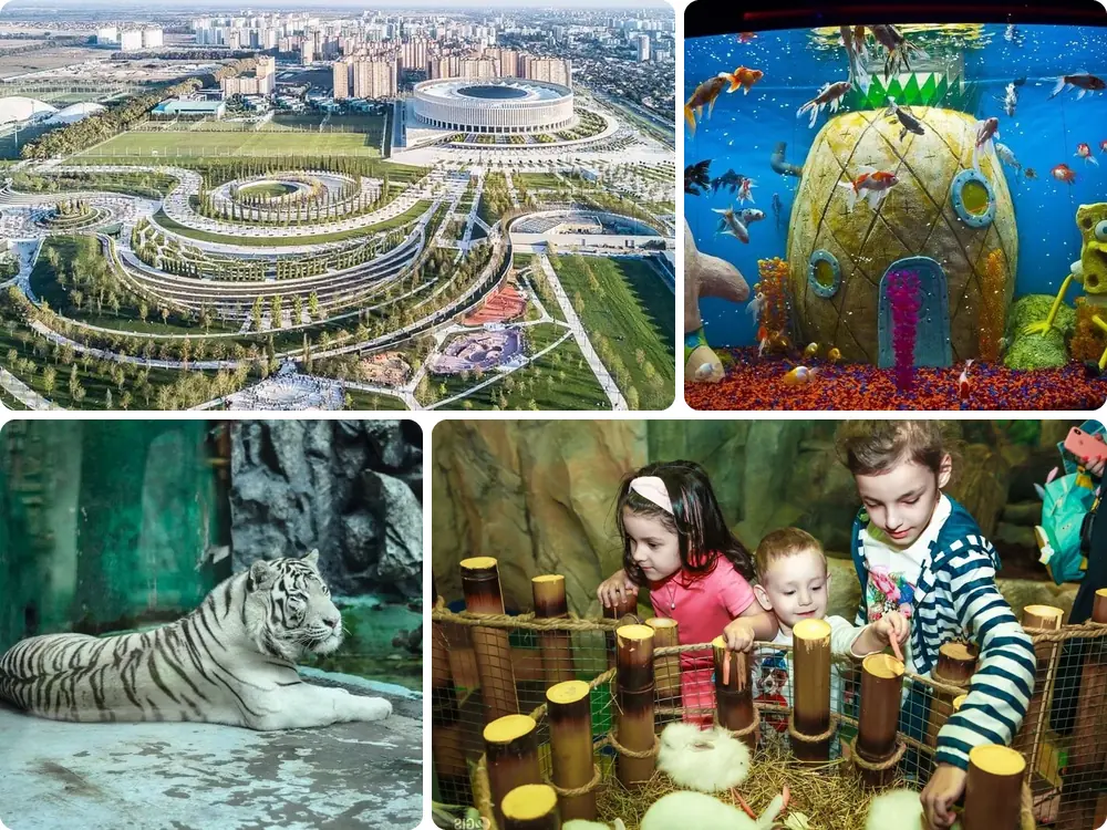 Парк Галицкого, океанариум Ocean Park, Сафари-парк, ФанфиПарк