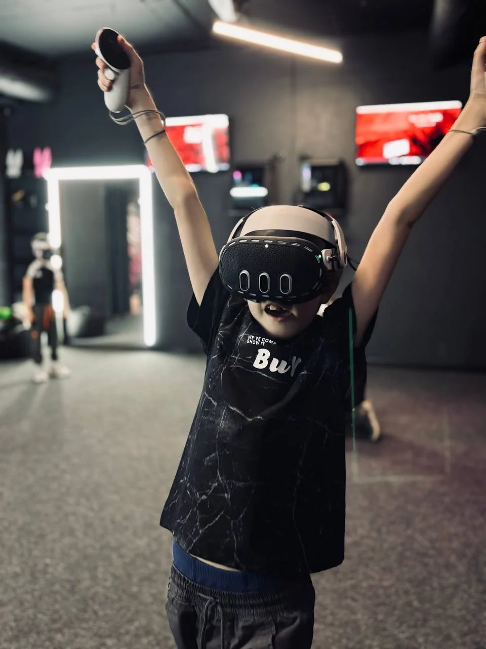 Радость победы в VR-игре